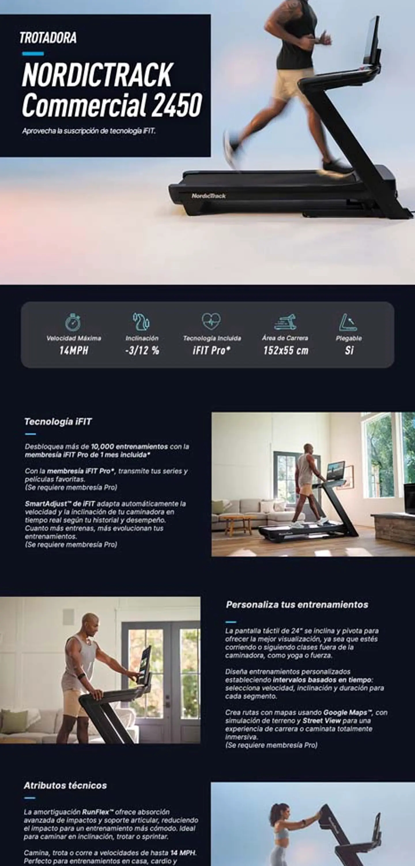 TROTADORA NORDICTRACK COMMERCIAL 2450 4