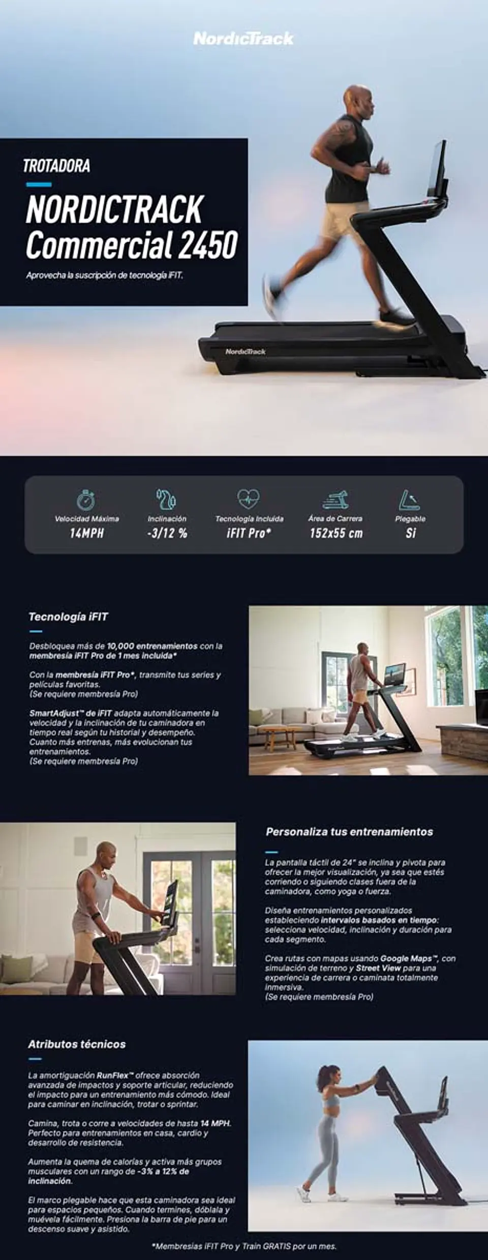 TROTADORA NORDICTRACK COMMERCIAL 2450 4