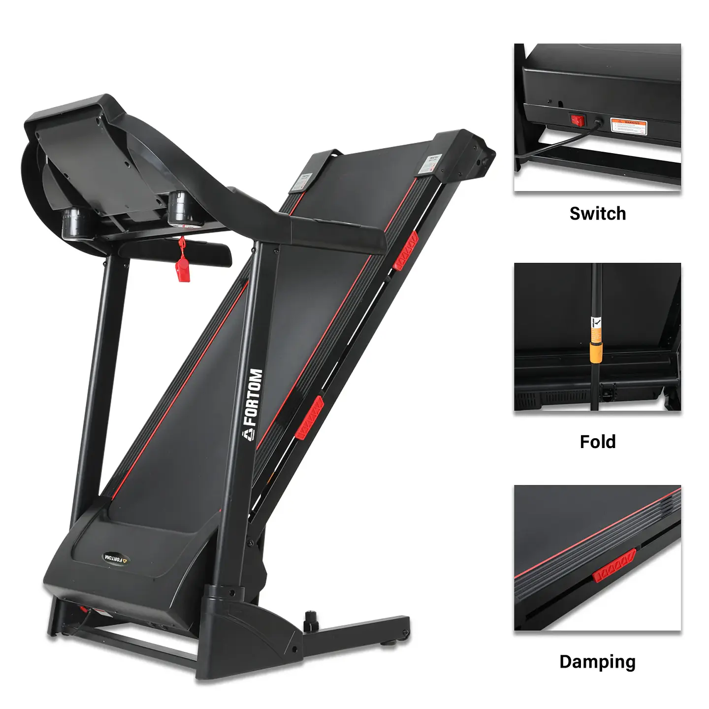 TROTADORA ELÉCTRICA BASKO FITNESS 3 ELITE 16 KM/H AUTOINCLINACION 4