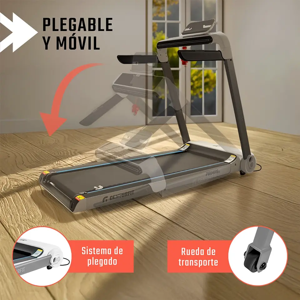 TROTADORA ELECTRICA PLEGABLE CENTURFIT 15KM TOUCH APP BLUETOOTH BOCINA 6