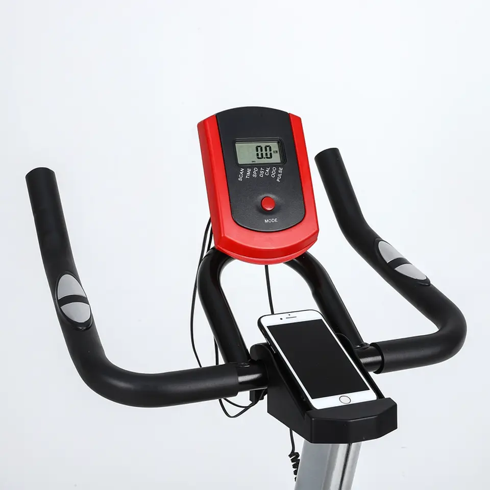 BICICLETA SPINNING BASKO FITNESS CAPACIDAD 120 KG DISCO 8 KG 2.0 3