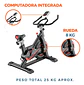 BICICLETA DE SPINNING XPORT GH707 CAPACIDAD 140 KG - Miniatura 5
