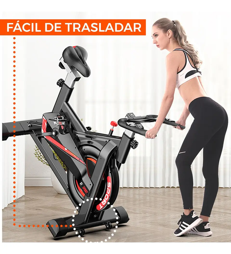 BICICLETA DE SPINNING XPORT GH707 CAPACIDAD 140 KG 7