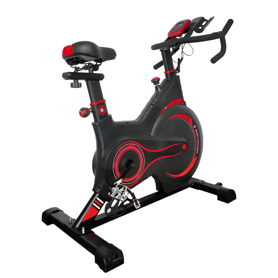 BICICLETA SPINNING MAGNÉTICA 5KG BODYTRAINER MG5 CON SENSOR 8