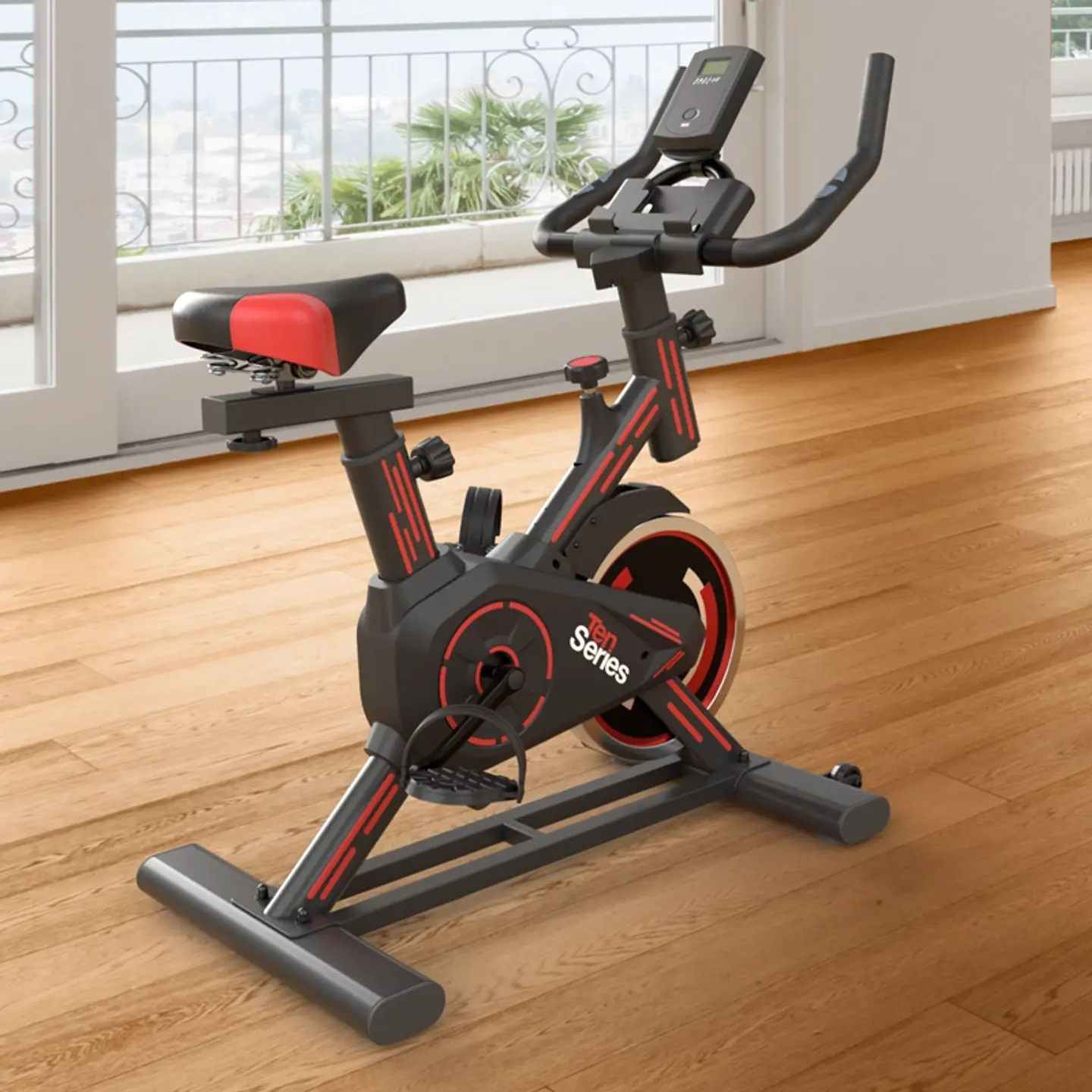 BICICLETA SPINNING TEN SERIES SBR40 CAPACIDAD 100 KG 6