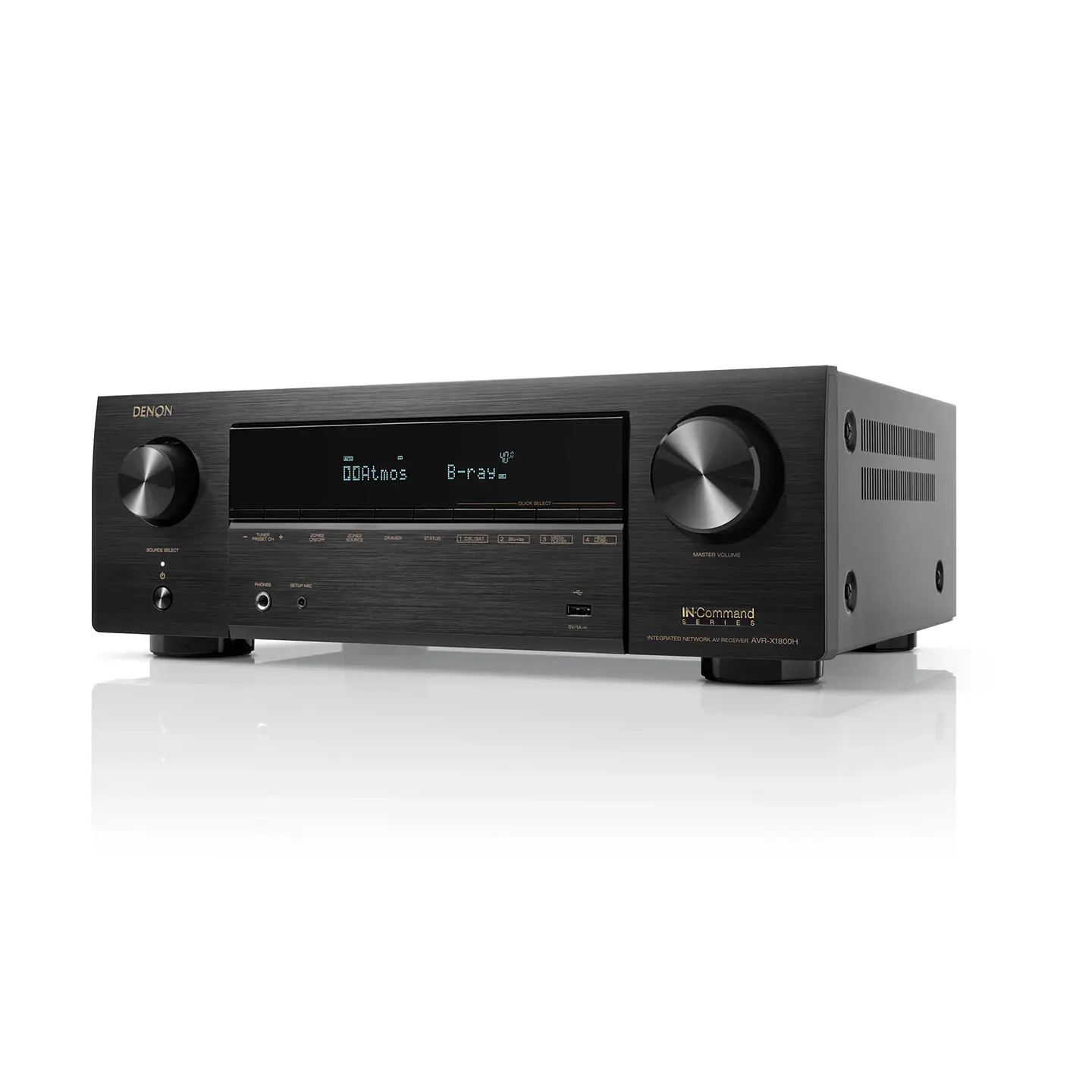 RECEIVER DENON AV 7.2 CH 8K AVR-X1800HBK 2