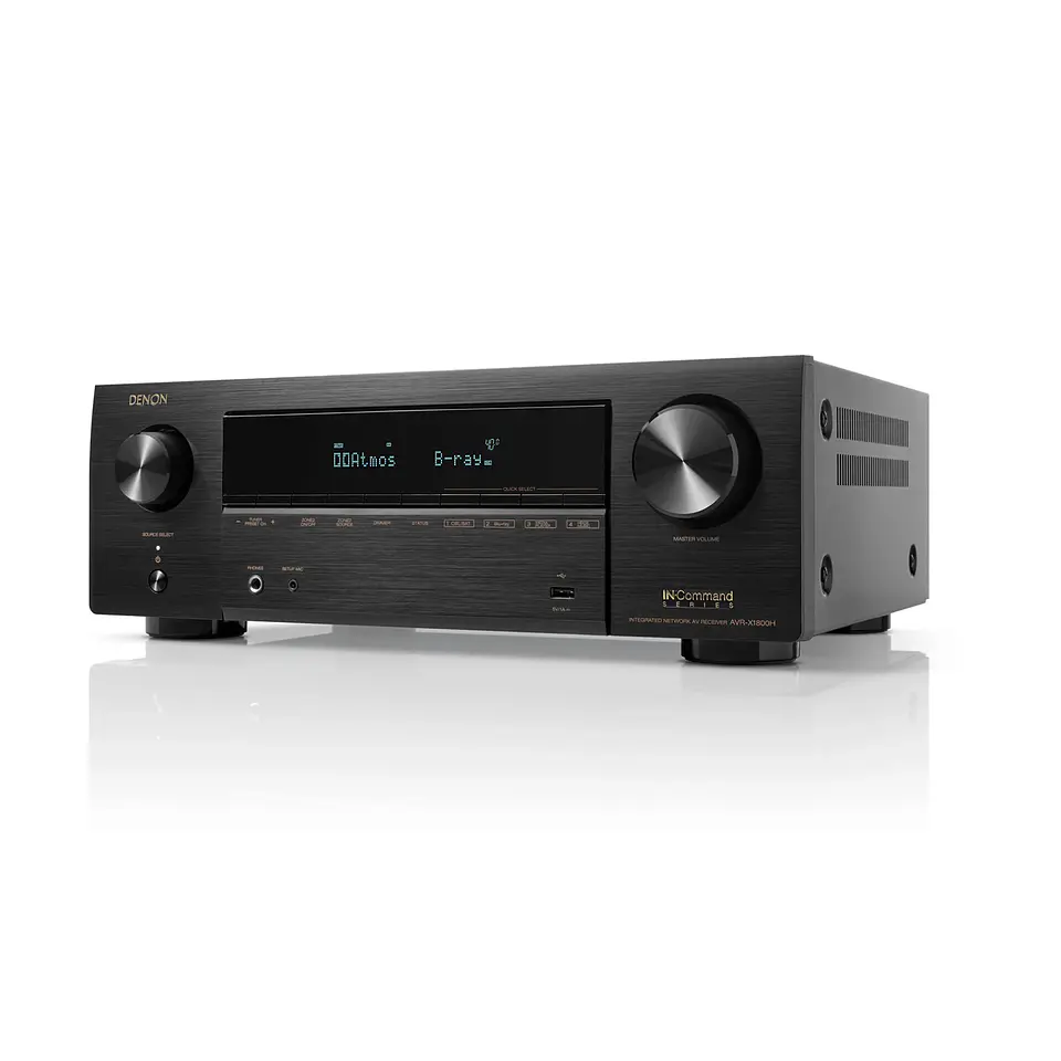 RECEIVER DENON AV 7.2 CH 8K AVR-X1800HBK 2