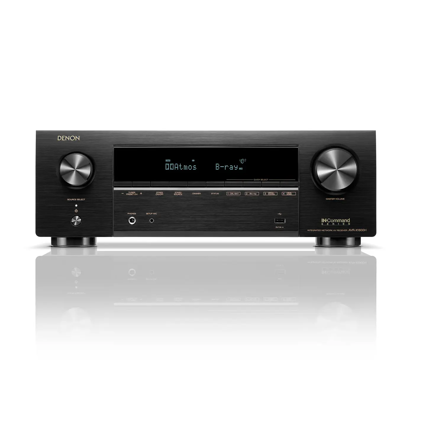 RECEIVER DENON AV 7.2 CH 8K AVR-X1800HBK 3