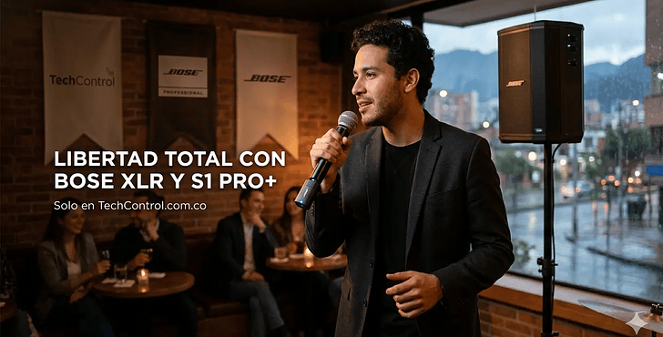 El Secreto de la Libertad Total: Bose S1 Pro+ con Transmisor XLR Inalámbrico | TechControl