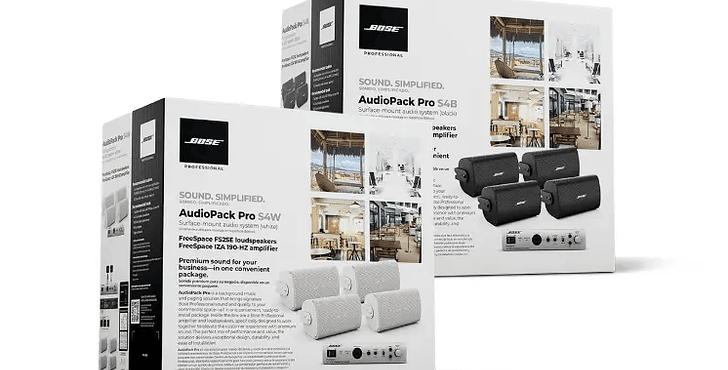 Bose AudioPack Pro S4W en Colombia: La Solución de Audio que tu Negocio Necesitaba | TechControl