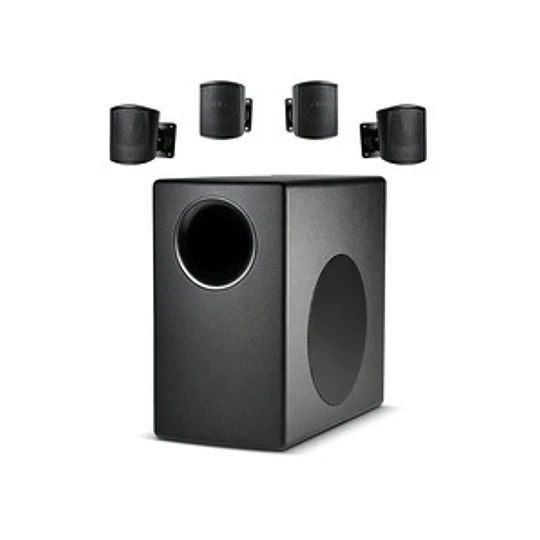 JBL C50PACK – Kit de Sonido Ambiental 4 Parlantes + Subwoofer para Negocios