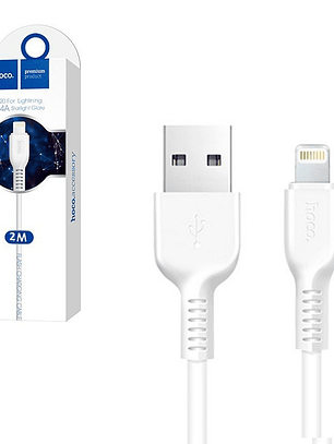 Cable Datos Largo USB Lightning para IPhone iPad 2 metros