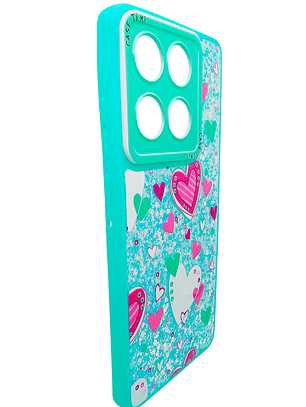 Carcasa Brillo Motorola Edge 60 Fusion Corazones