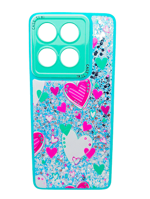 Carcasa Brillo Motorola Edge 60 Fusion Corazones