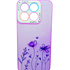 Carcasa gel para ZTE A35 / A55 Flor Lila