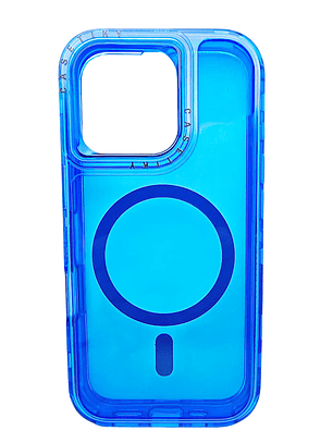 Carcasa Mágnética 360° Antishock para iPhone 16 Pro Celeste