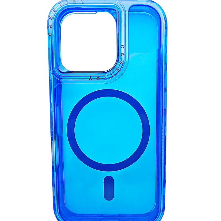 Carcasa Mágnética 360° Antishock para iPhone 16 Pro Celeste 1