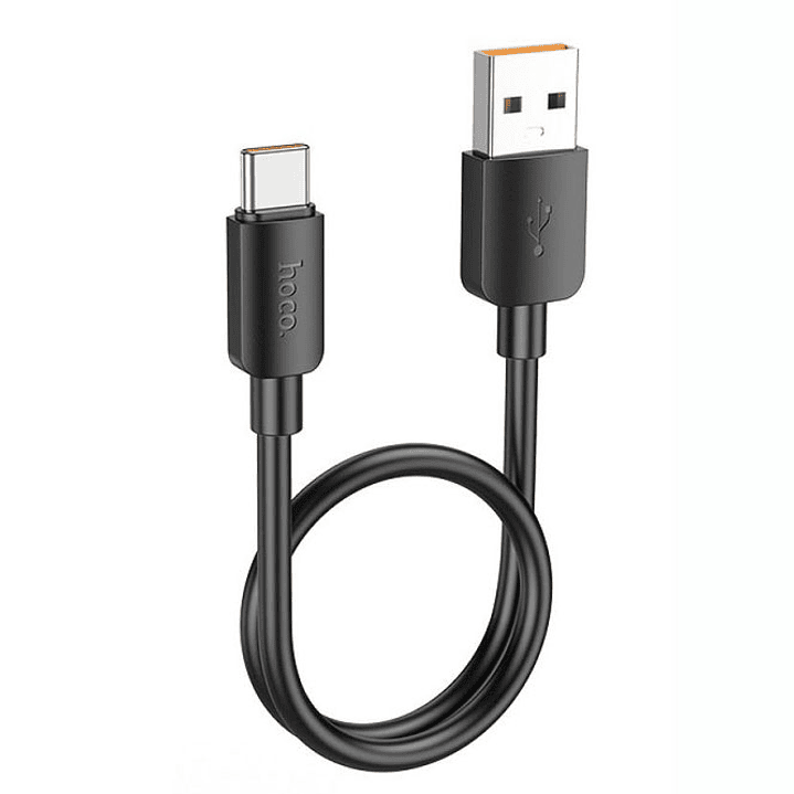 Cable USB a Tipo C Corto carga rápida 100W 25 Cm 1