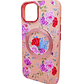 Carcasa para iPhone 13 Magnética Flores Damasco - Miniatura 2