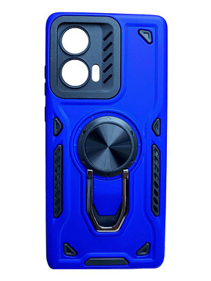 Carcasa Robot para Motorola Edge 50 Fusion Azul Soporte