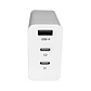 Cargador USB-A USB-C TEROS TE-70207W, GaN, PD 65W, blanco - Miniatura 3