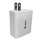 Cargador USB-A USB-C TEROS TE-70207W, GaN, PD 65W, blanco - Miniatura 5