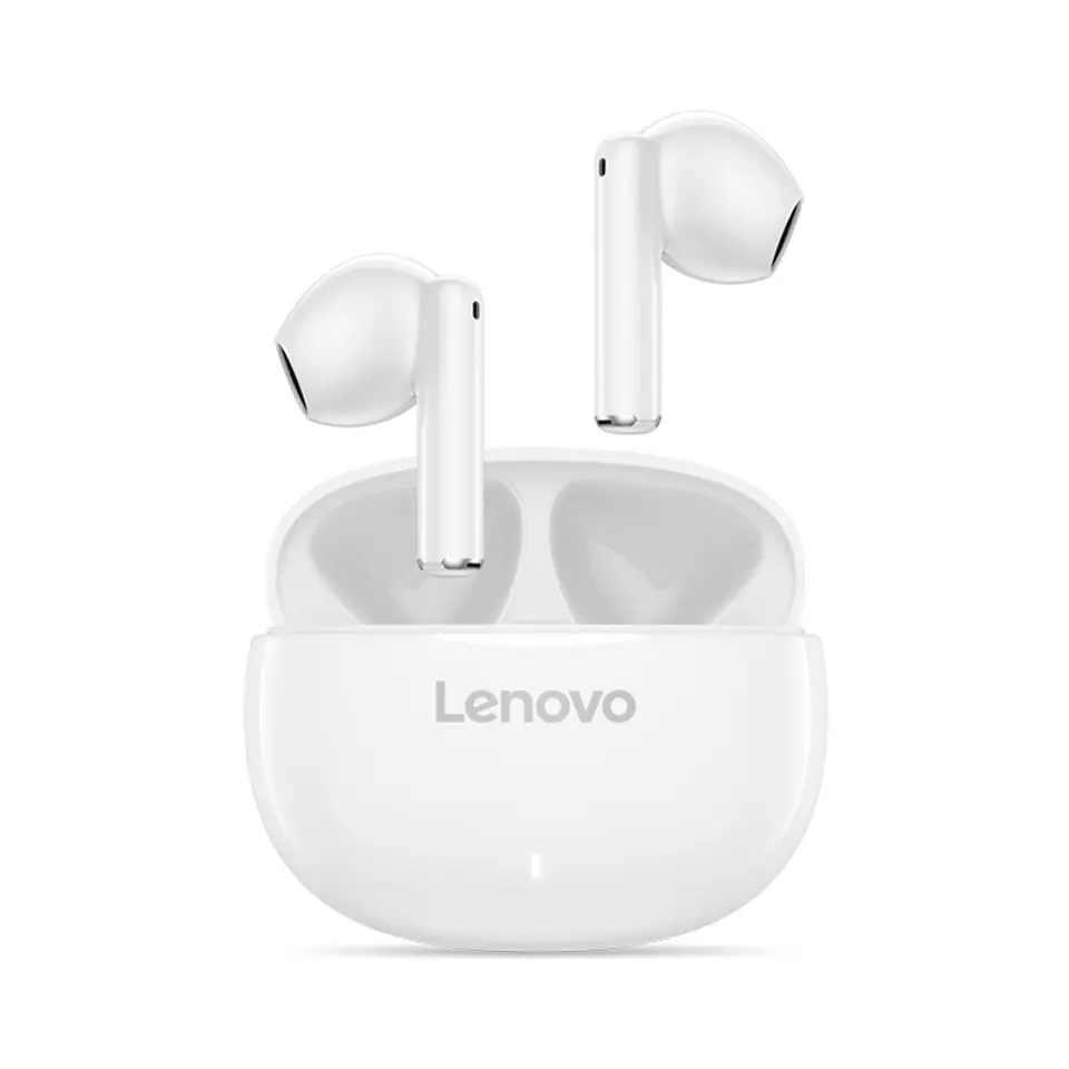 Auriculares estéreo inalámbricos con microfono Lenovo E310 independientes, color blanco 1