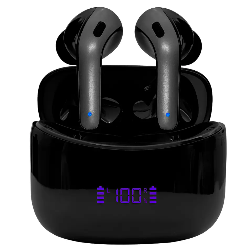 Audífonos TWS TEROS TE-8074N, BT 5.3, USB, Pantalla digital 2