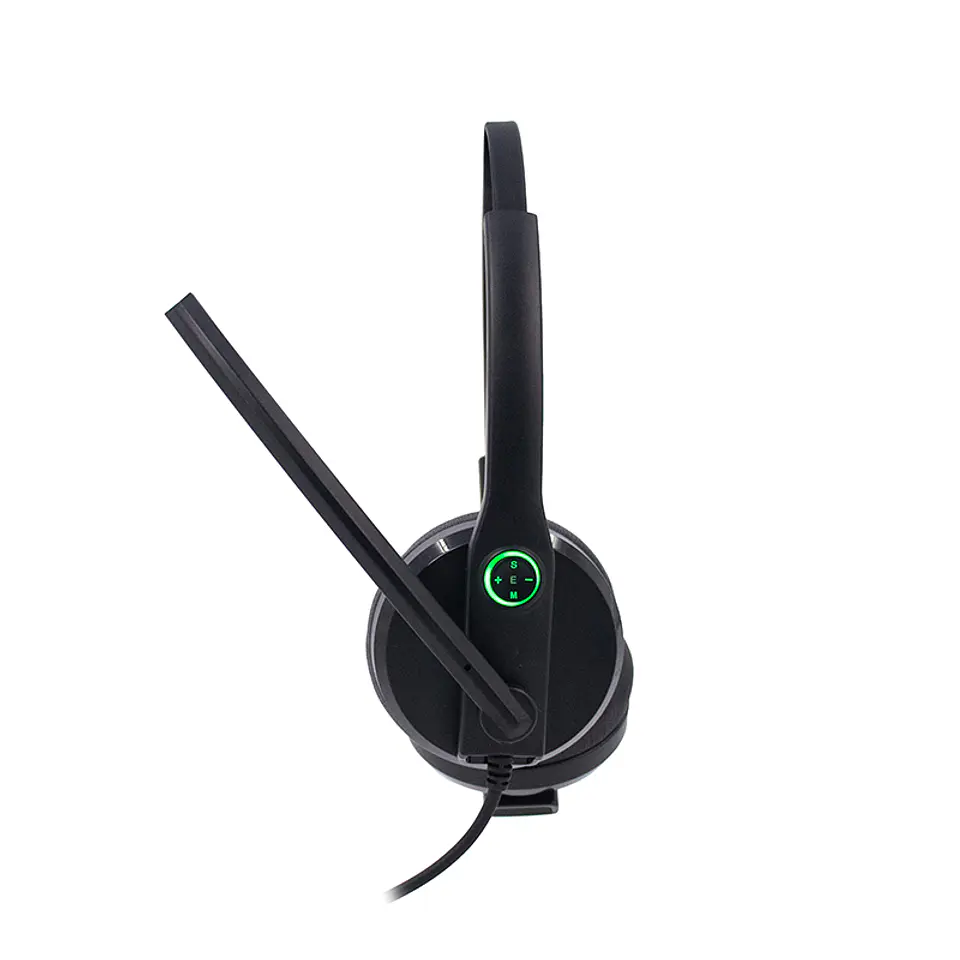 Audífono TEROS TE-8039CS, USB, Negro 2