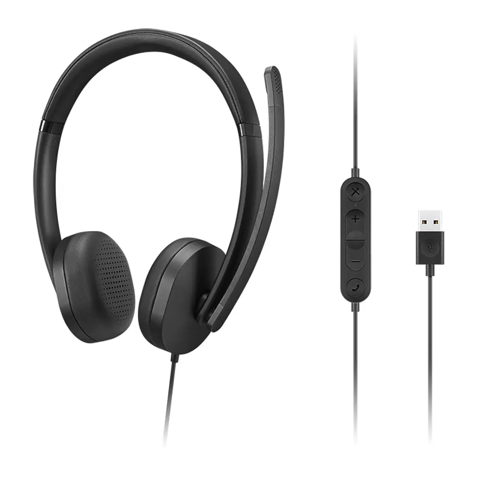 Auriculares Stereo con micrófono Lenovo Gen 2, Interfaz USB-A 1