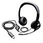 Auriculares Estereo (On-Ear) con microfono Logitech H390, Interfaz USB-A, Color negro - Miniatura 3