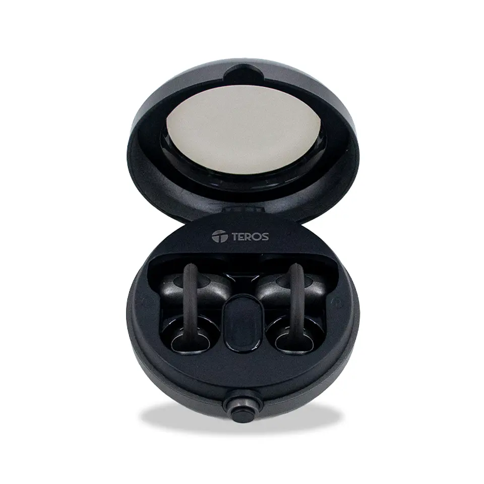 Audífonos Inalámbricos TEROS TE-80712N, Bluetooth, Carga Tipo C, Negro Titanium 2