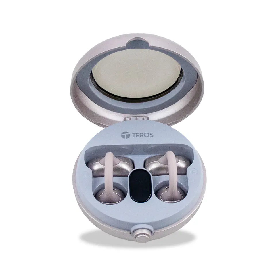 Audífonos Inalámbricos TEROS TE-80712RS, Bluetooth, Carga Tipo C, Rose Titanium 2