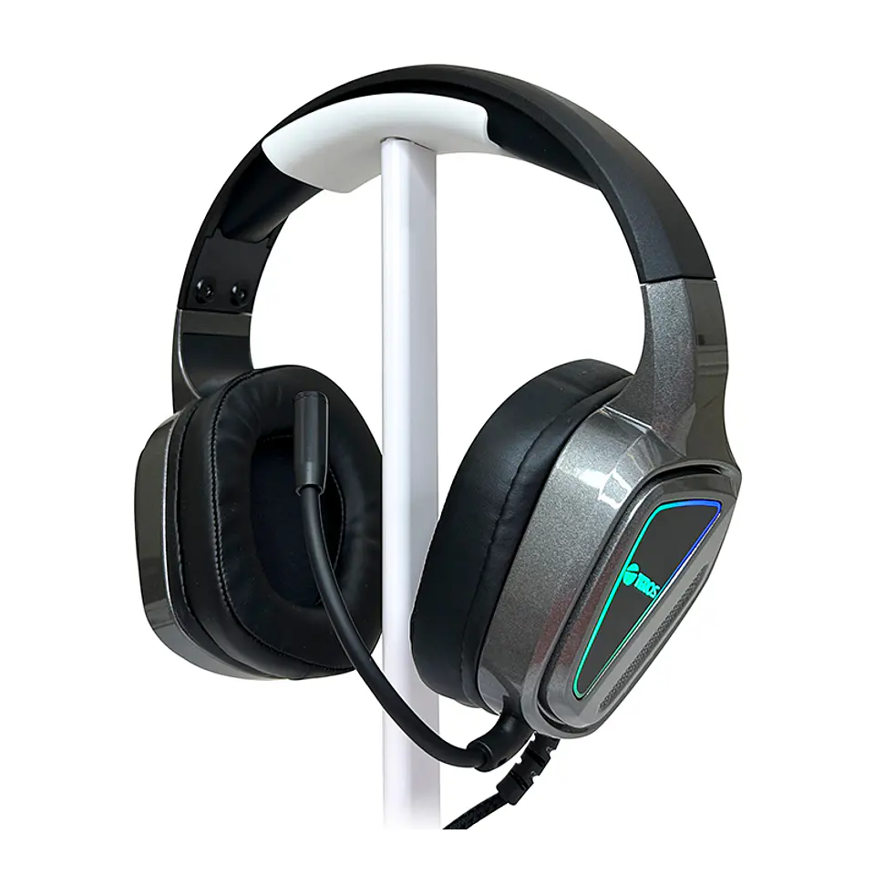 Auriculares gaming TEROS TE-8171N, estéreo, micrófono, luces RGB 6