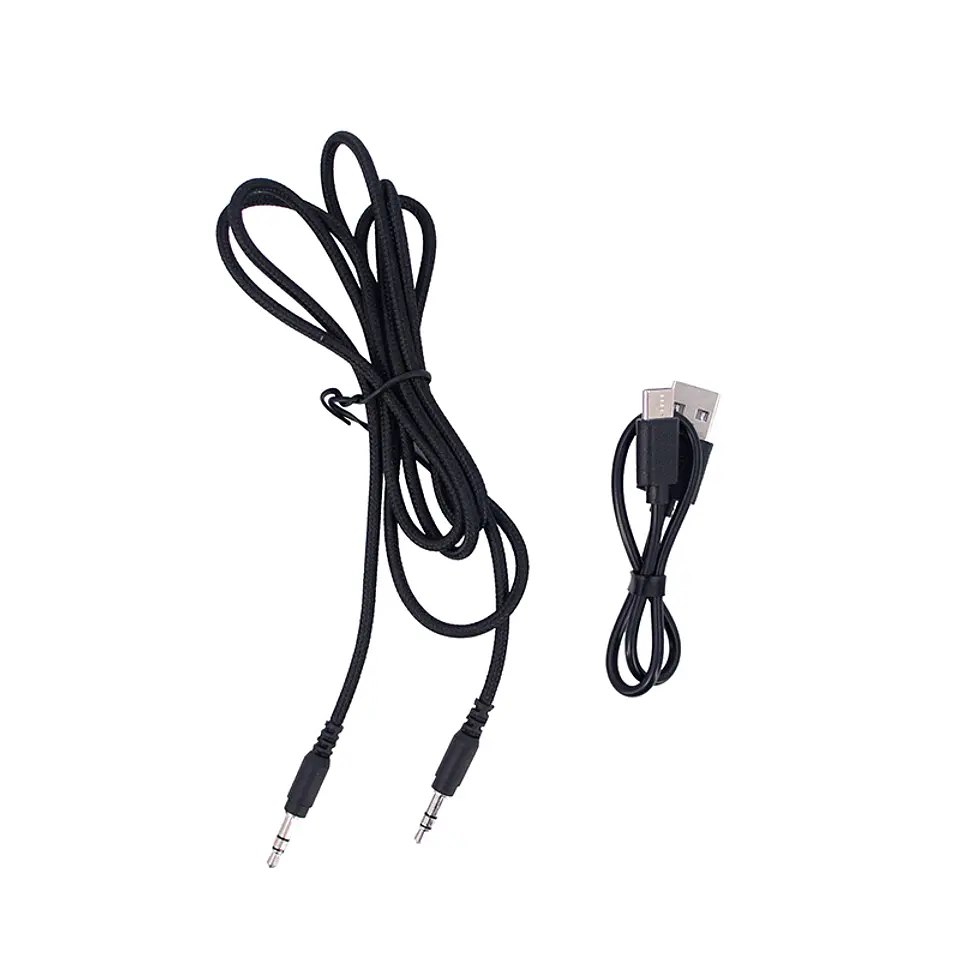 Audífono inalámbricos TEROS TE-8038N, USB-C, Negro Titanium 6