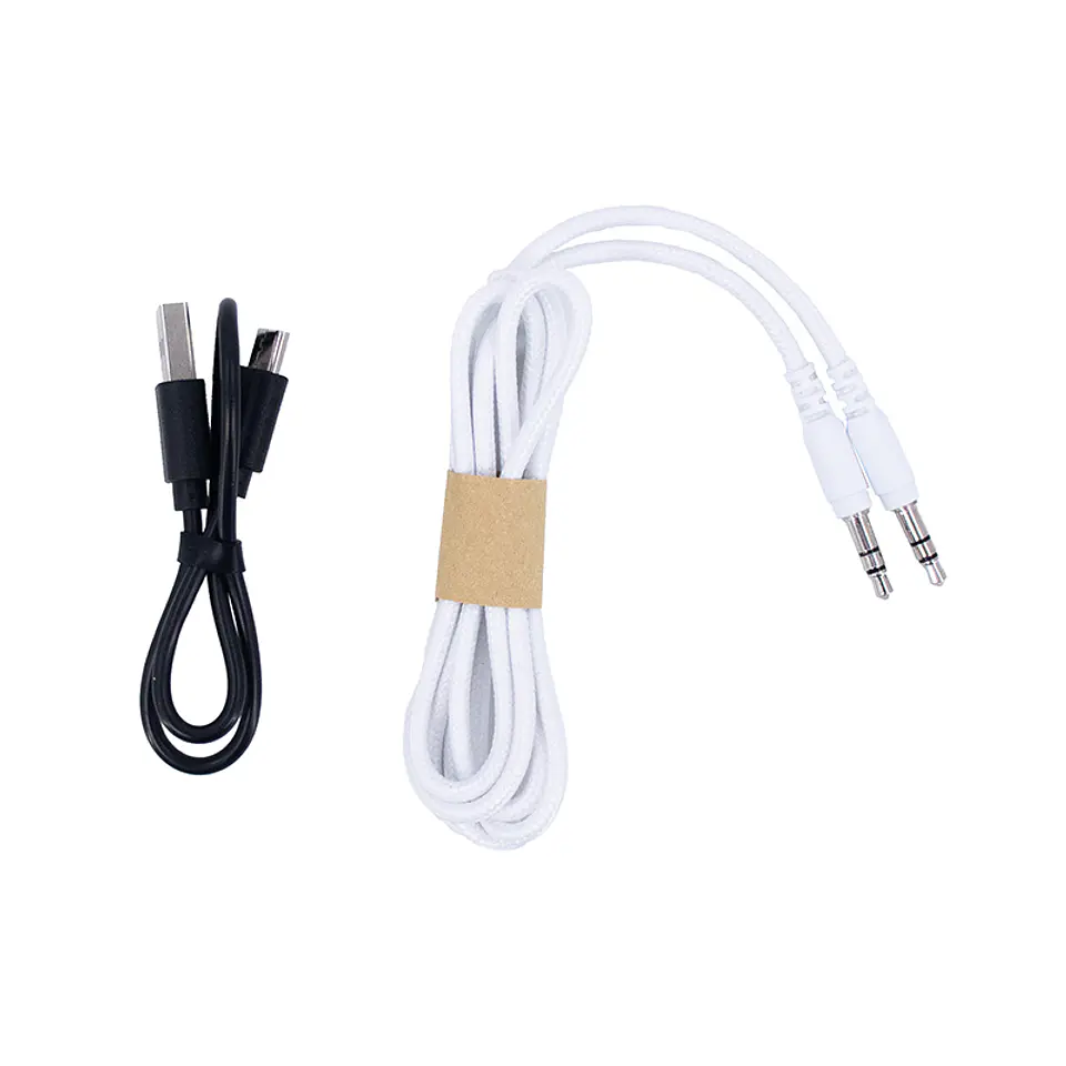 Audífono inalámbricos TEROS TE-8038W, USB-C, Blanco Titanium 6