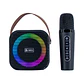 Parlante karaoke inalámbrico TEROS TE-6013N, BT 5.4, 10W, 1800mAh, USB, Luces LED - Miniatura 1