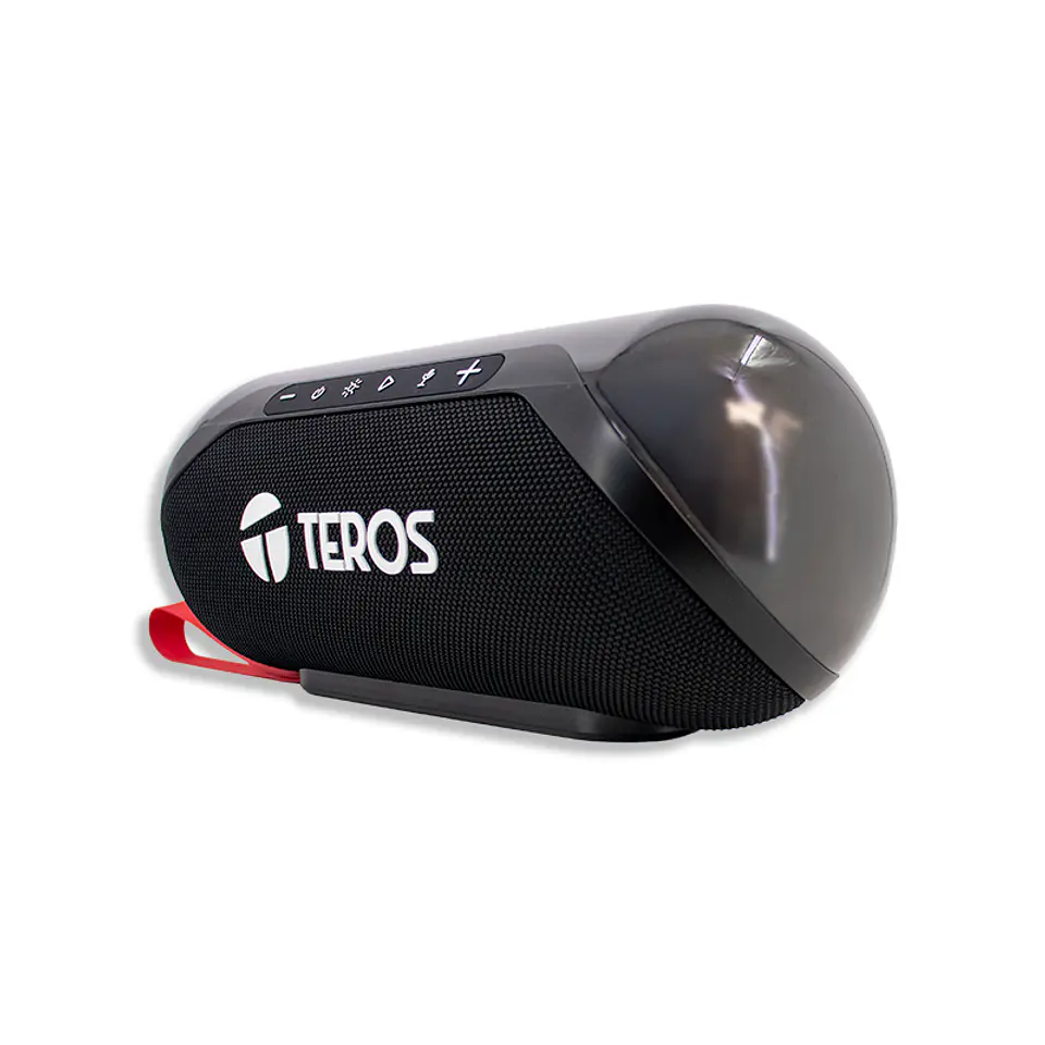 Parlante Inalámbrico Teros TE6047N, 20W, BT: 5.3, Iluminación RGB, Color Negro 3