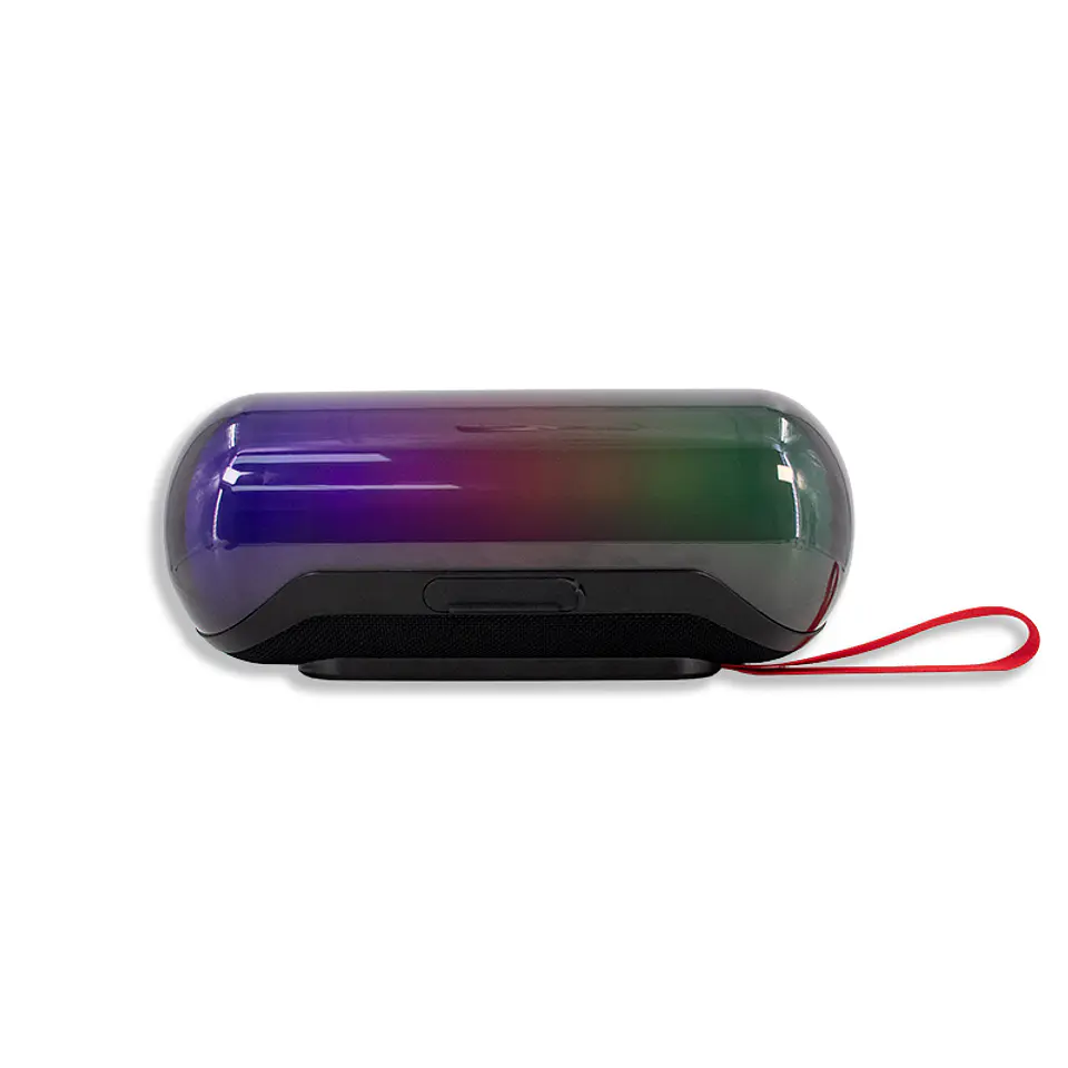 Parlante Inalámbrico Teros TE6047N, 20W, BT: 5.3, Iluminación RGB, Color Negro 5