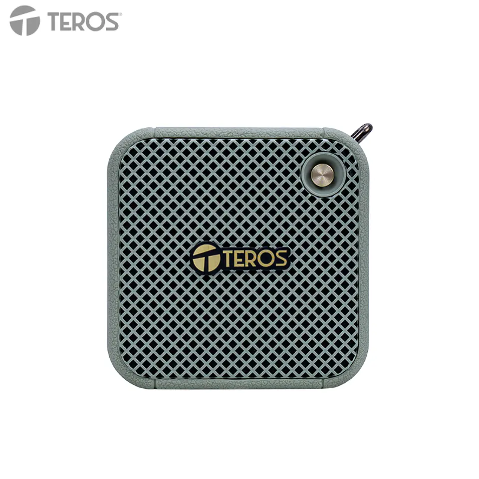 Parlante inalámbrico TEROS Legacy LEG-6051GR, BT 5.3, 8W, 1500 mAh, USB 1