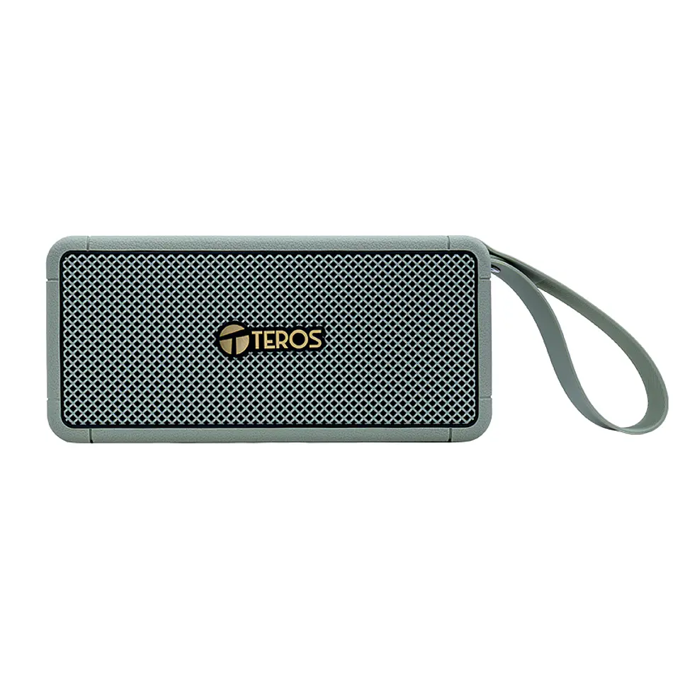 Parlante inalámbrico TEROS Legacy LEG-6052GR, BT 5.3, 40 W, 4000 mAh, USB 2