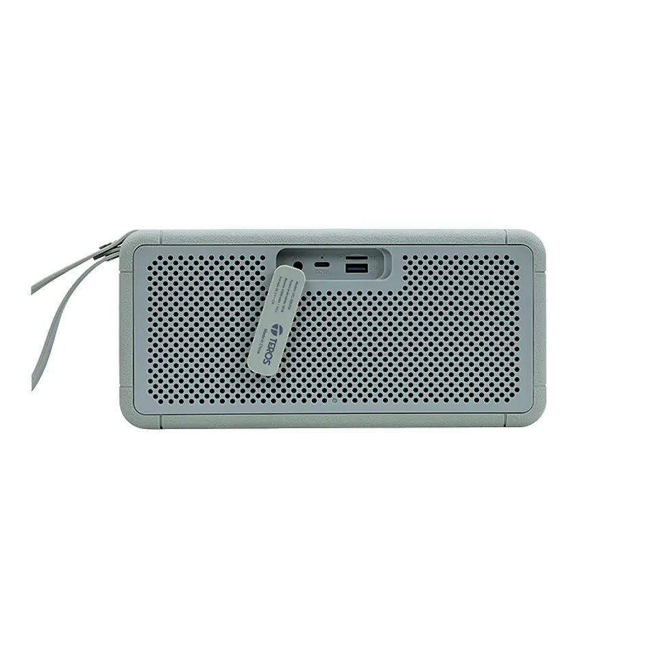 Parlante inalámbrico TEROS Legacy LEG-6052GR, BT 5.3, 40 W, 4000 mAh, USB 5