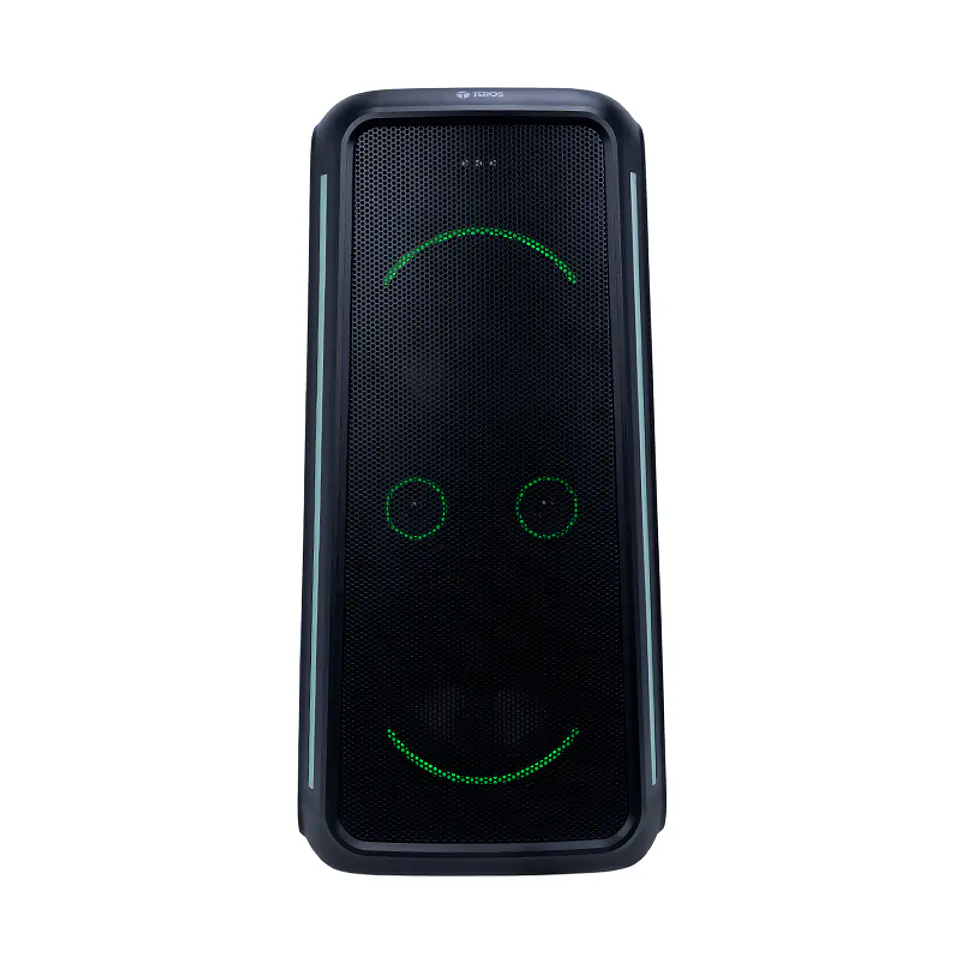 Parlante inalámbrico para fiestas TEROS Vibe 6055, BT 5.3, 100W, 7000 mAh, USB, Micrófonos 5