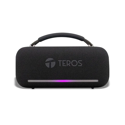 Parlante inalámbrico TEROS VIBE VB-6049BLK, BT 5.3, 60W, 4000mAh, USB, Luces LED