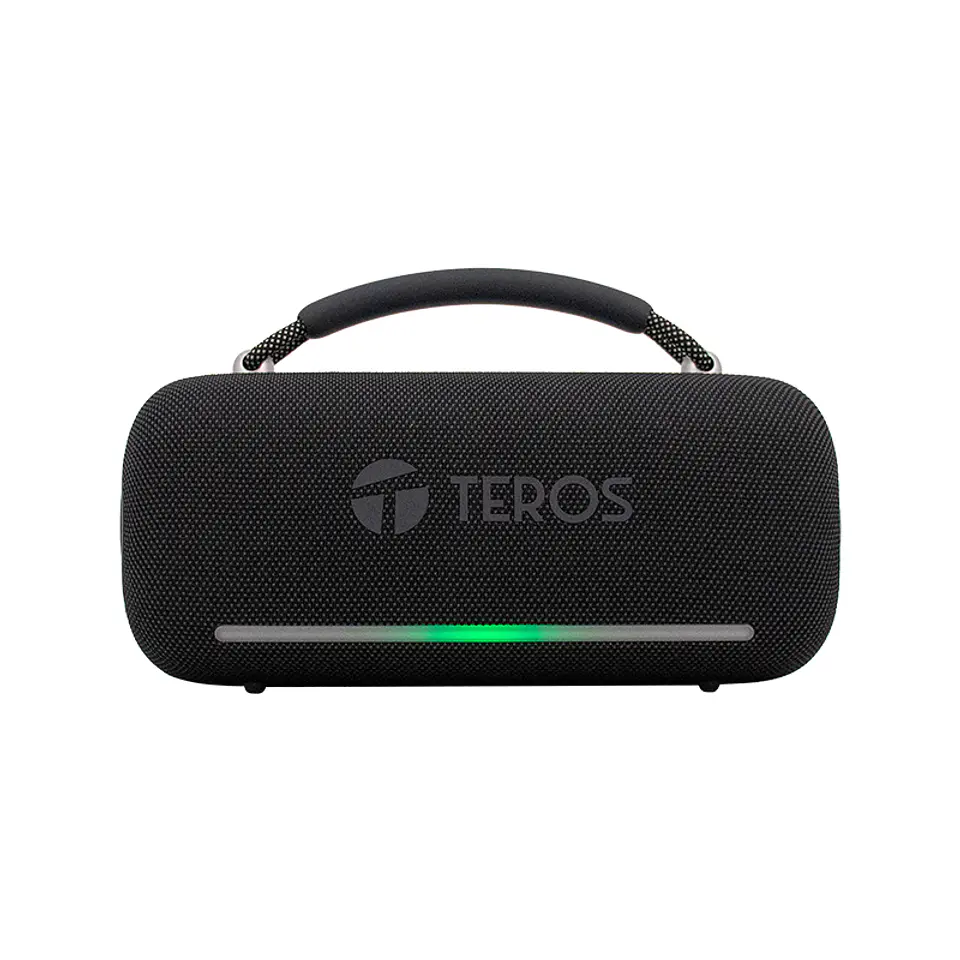 Parlante inalámbrico TEROS VIBE VB-6049BLK, BT 5.3, 60W, 4000mAh, USB, Luces LED 2