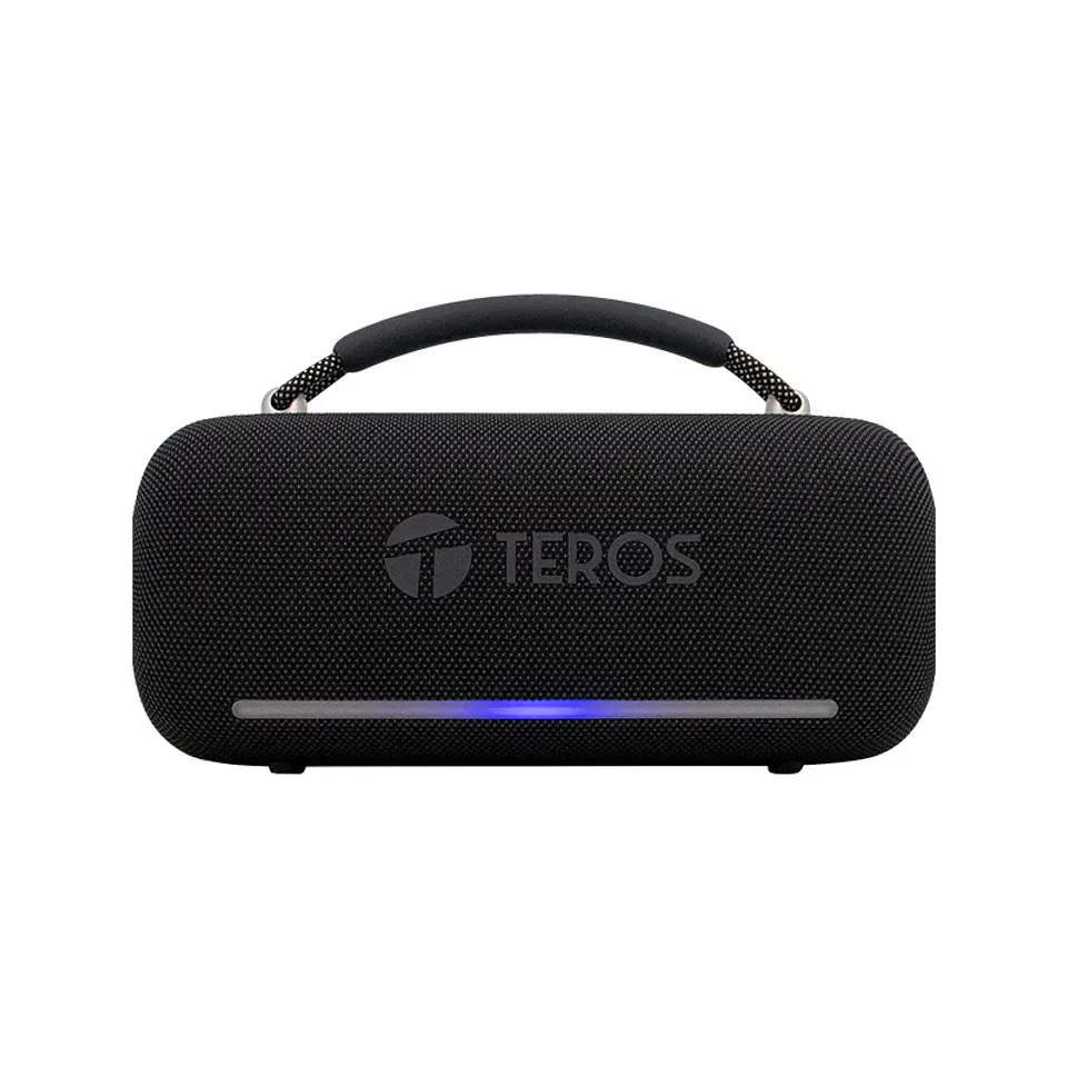 Parlante inalámbrico TEROS VIBE VB-6049BLK, BT 5.3, 60W, 4000mAh, USB, Luces LED 3