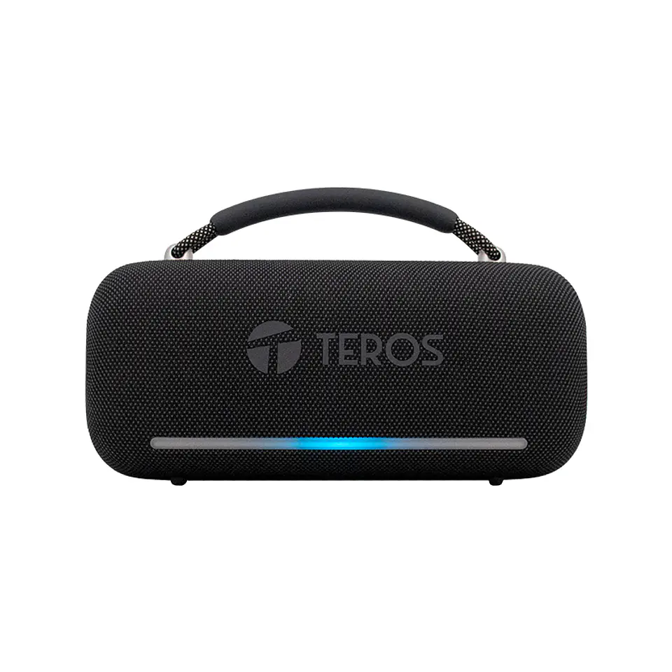 Parlante inalámbrico TEROS VIBE VB-6049BLK, BT 5.3, 60W, 4000mAh, USB, Luces LED 4