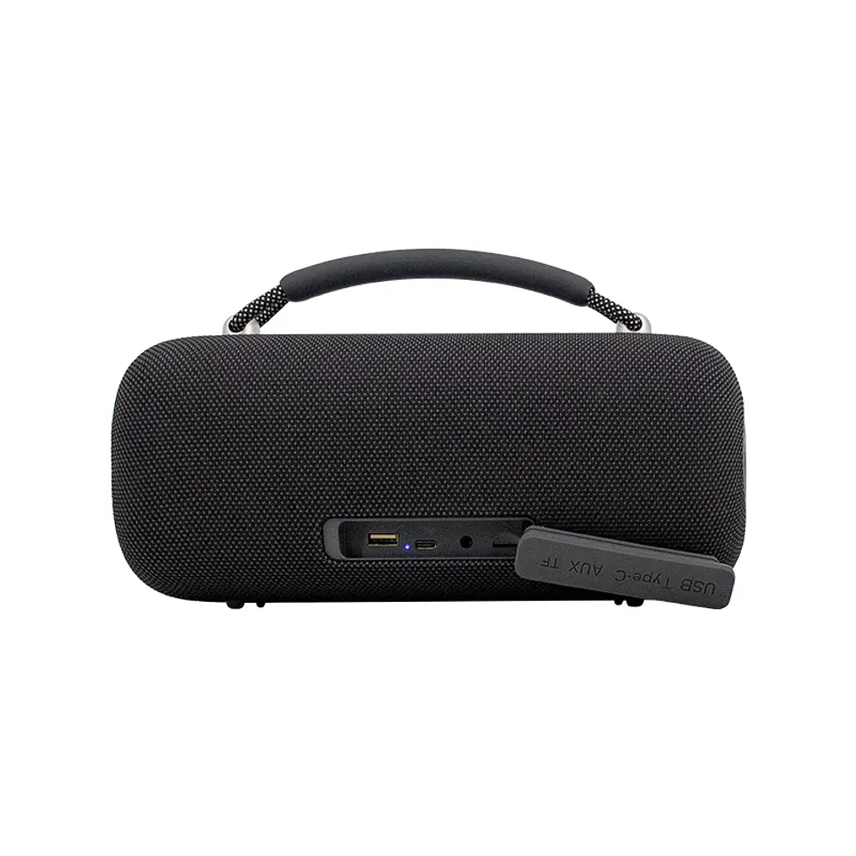 Parlante inalámbrico TEROS VIBE VB-6049BLK, BT 5.3, 60W, 4000mAh, USB, Luces LED 8