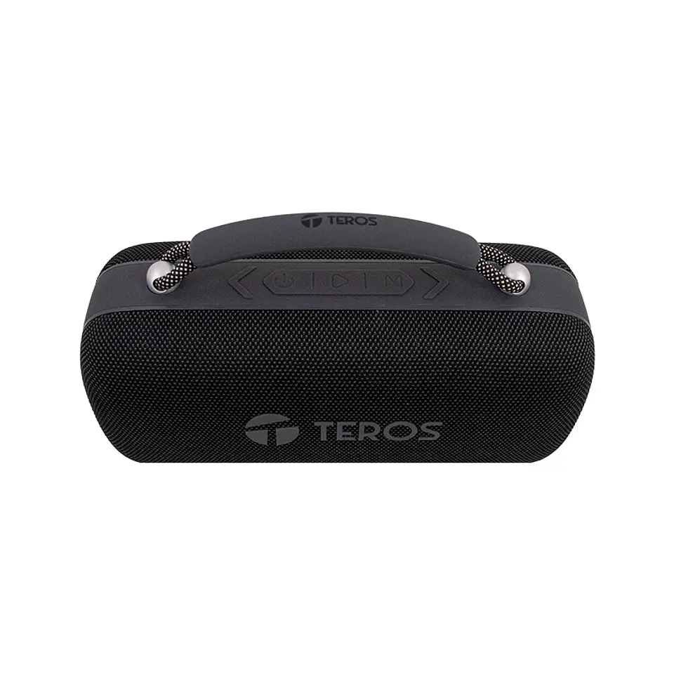Parlante inalámbrico TEROS VIBE VB-6049BLK, BT 5.3, 60W, 4000mAh, USB, Luces LED 10