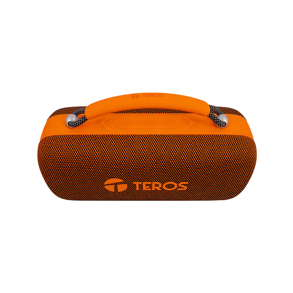 Parlante inalámbrico TEROS VIBE VB-6049OR, BT 5.3, 60W, 4000mAh, USB, Luces LED 5